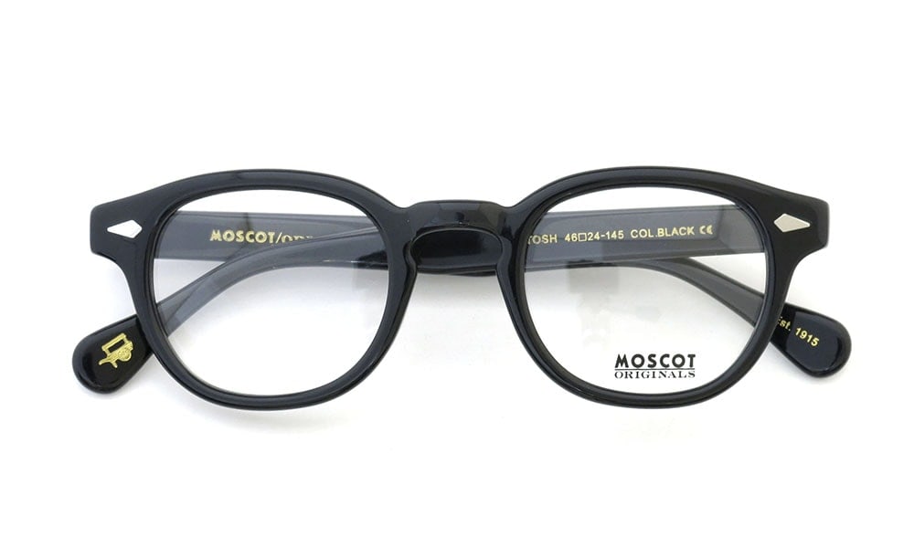 MOSCOT メガネ LEMTOSH レムトッシュ通販 BLACK 46size(M) (正規取扱店