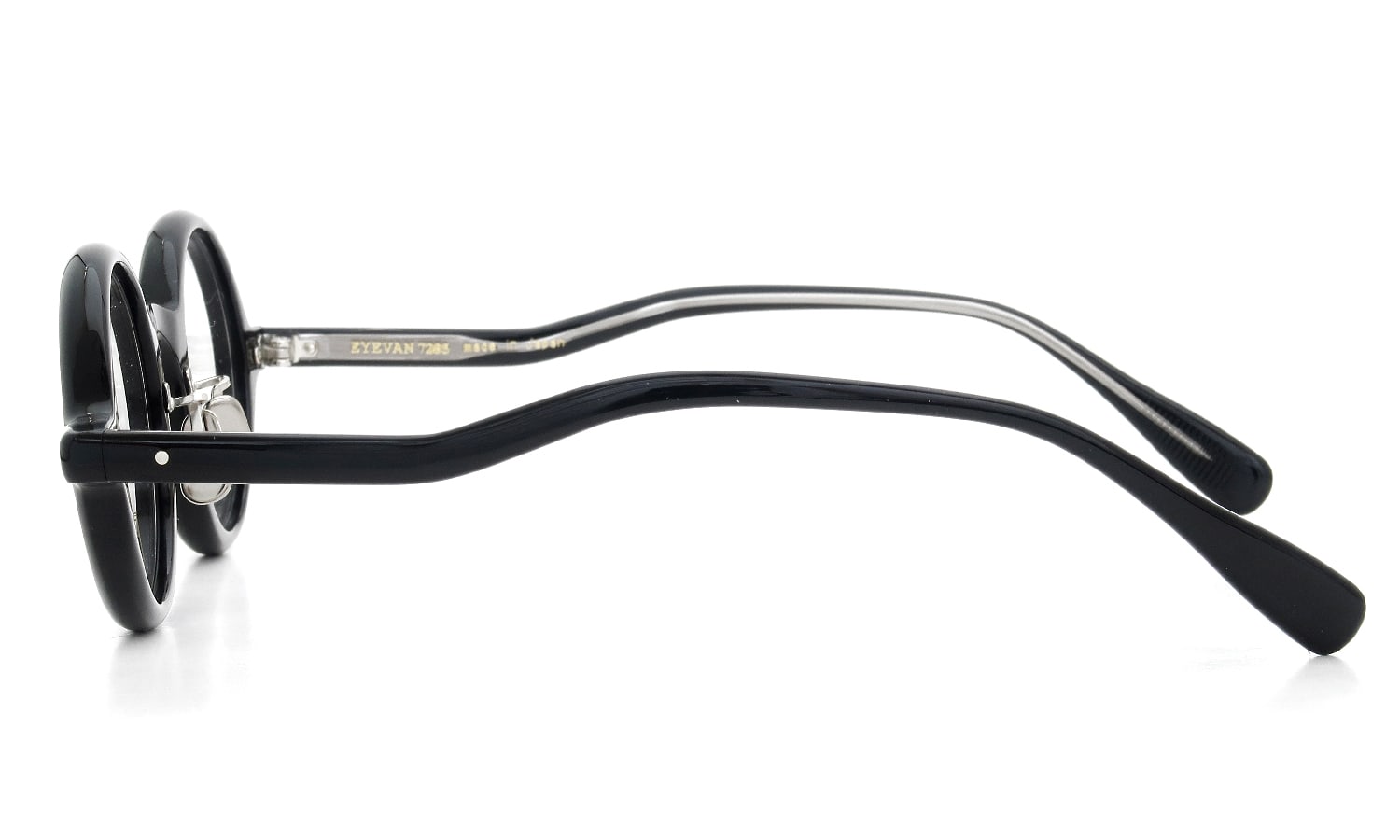 試着のみ eyevan 7285 347 BLACK-