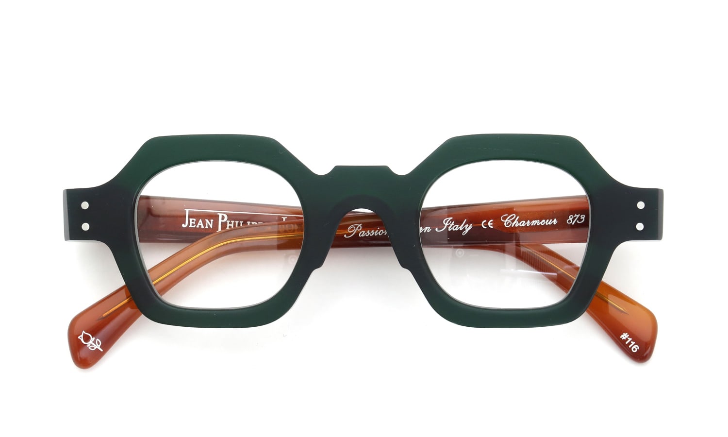 JEAN PHILIPPE JOLY メガネ通販 CHARMEUR col.873 Green /Honey Tortoise