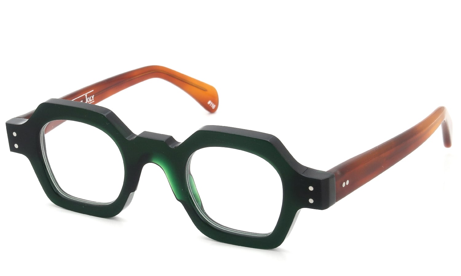 JEAN PHILIPPE JOLY メガネ通販 CHARMEUR col.873 Green /Honey Tortoise