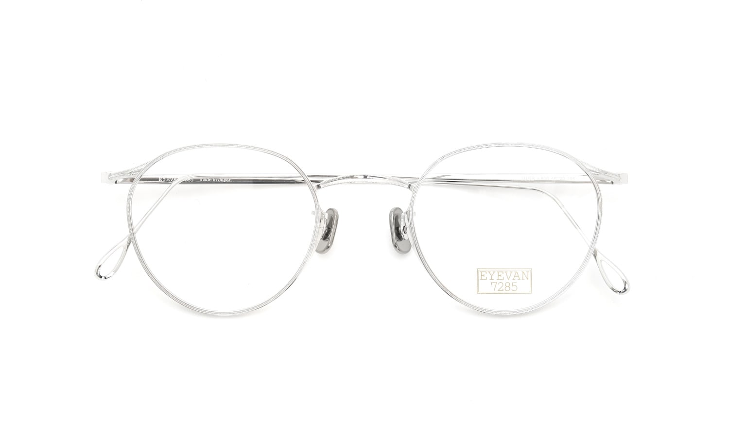 EYEVAN7285 アイヴァン7285 メガネ 156B (46)通販 C.800 Silver 正規取扱