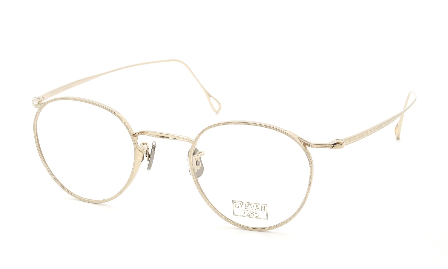 EYEVAN7285 アイヴァン7285 メガネ 156B (46)通販 C.902 WhiteGold