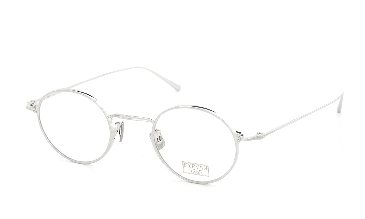 EYEVAN7285 メガネ 186 (43)通販 C.800 SILVER 正規取扱