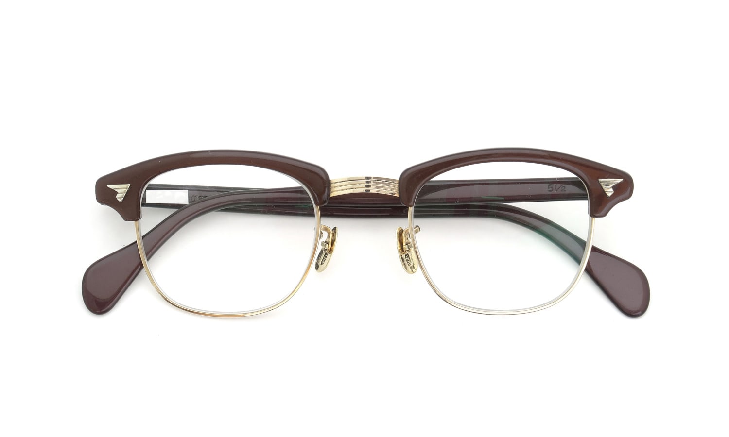 American Optical メガネ通販 1950s〜1960s SIRMONT BR-YG 44-24 #222670