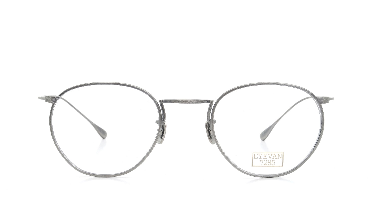 EYEVAN7285 アイヴァン7285 メガネ 188 (47)通販 C.801 ANTIQUE SILVER