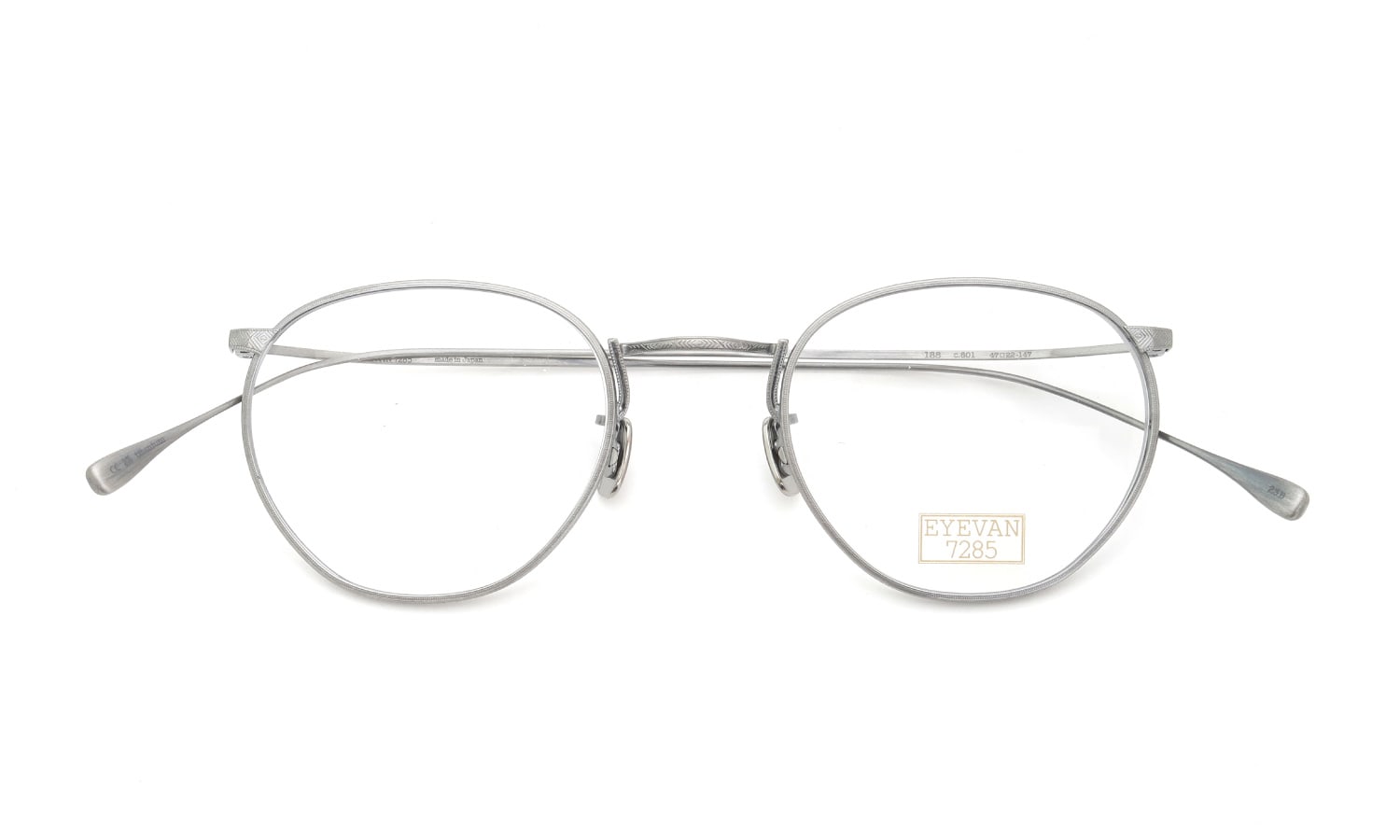 新品未使用EYEVAN7285 188 C.801 ANTIQUE SILVER