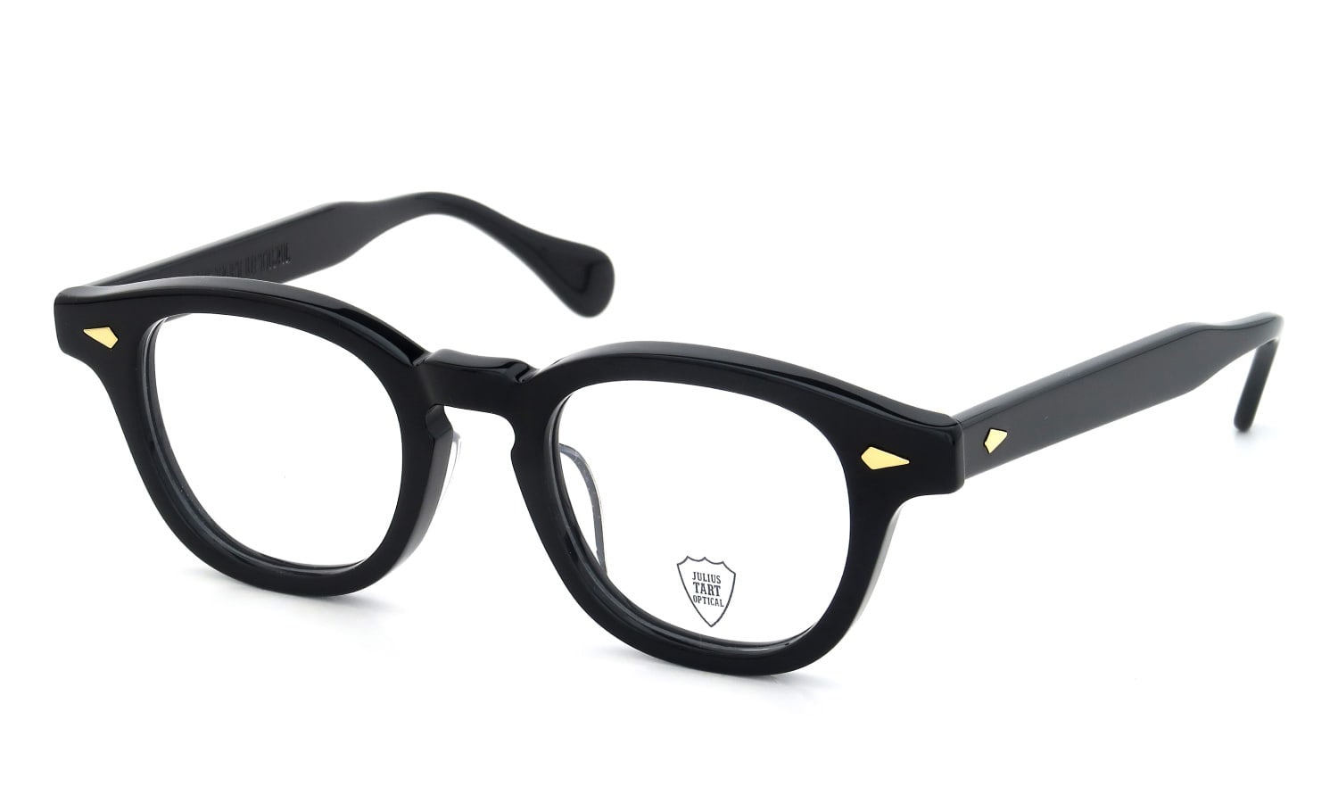 JULIUS TART OPTICAL メガネ通販 AR Gold Series 通販 AR-46-22 PL-002Ab BLACK