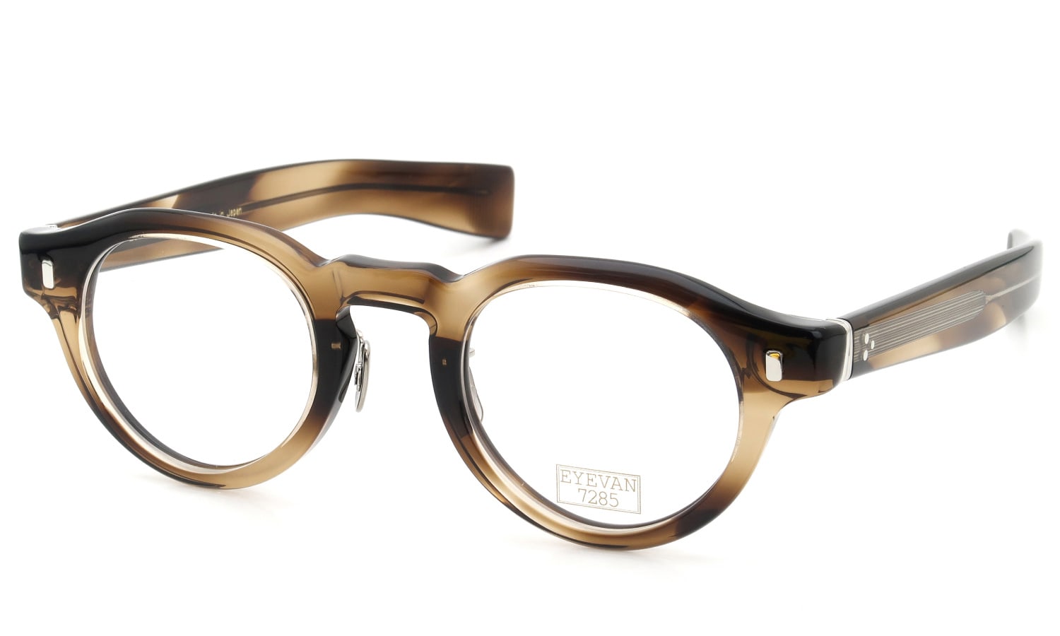 EYEVAN7285 アイヴァン7285 メガネ 338 (45)通販 C.351 BROWN FOG 正規取扱