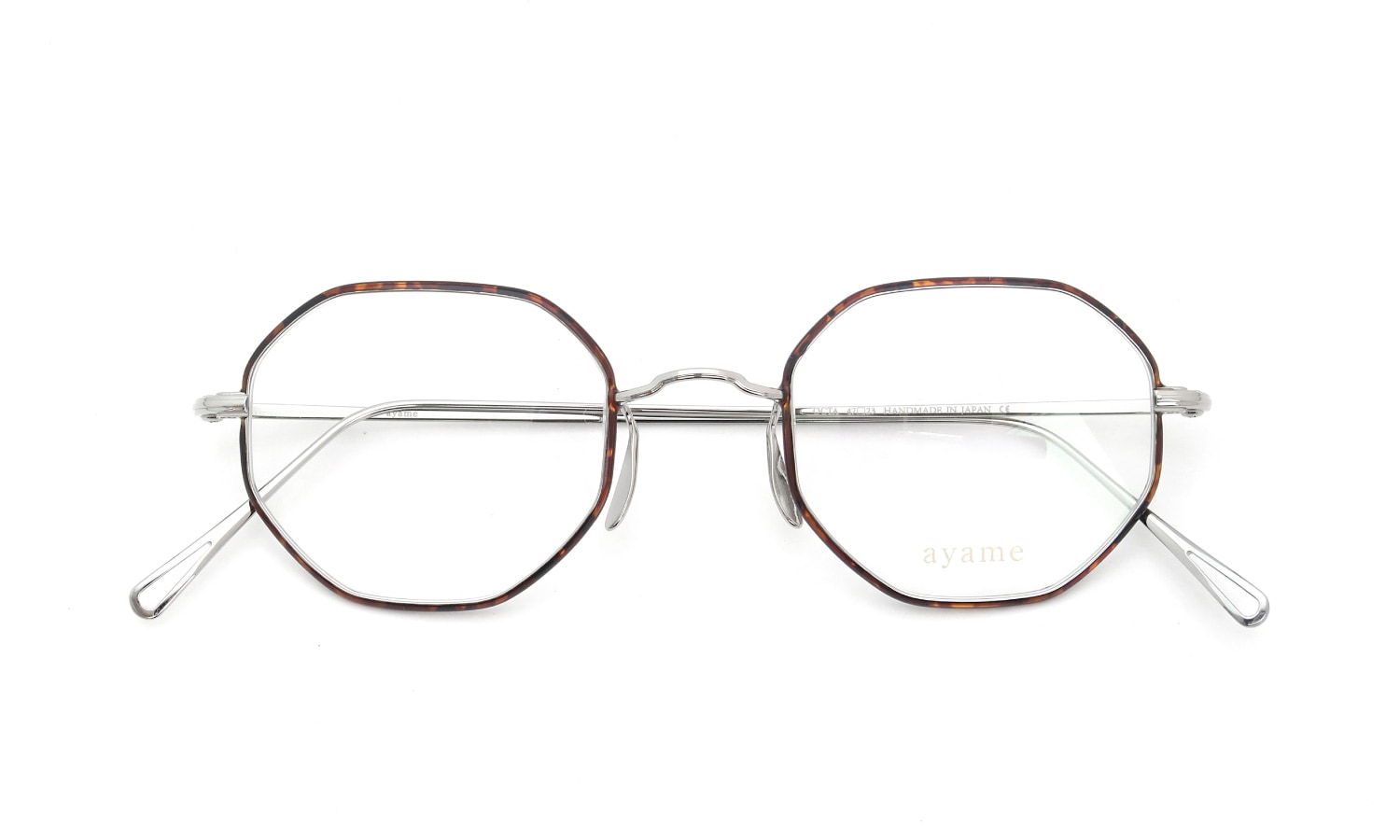 ayame for PonMegane アヤメ 限定生産メガネ OCTA 47size DMT