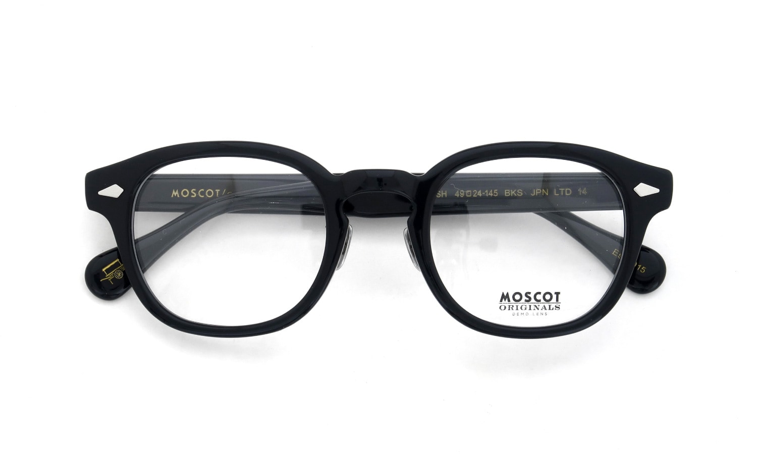 MOSCOT 限定生産メガネ通販 LEMTOSH 49size JPN LTD-XIV BKS