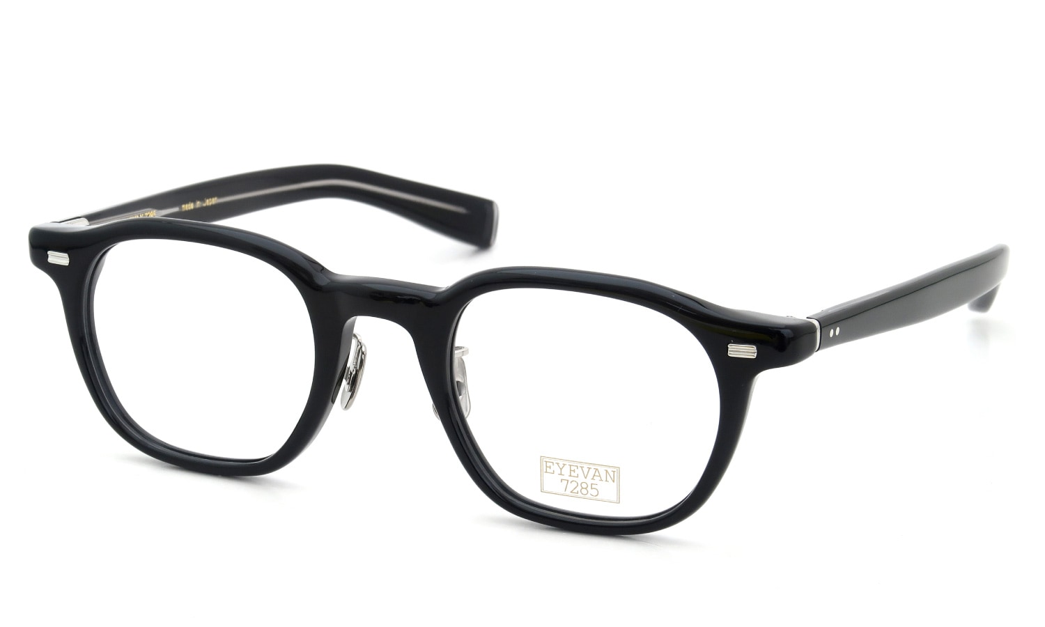 EYEVAN7285 アイヴァン7285 メガネ 343LR (46)通販 C.100 BLACK 正規取扱