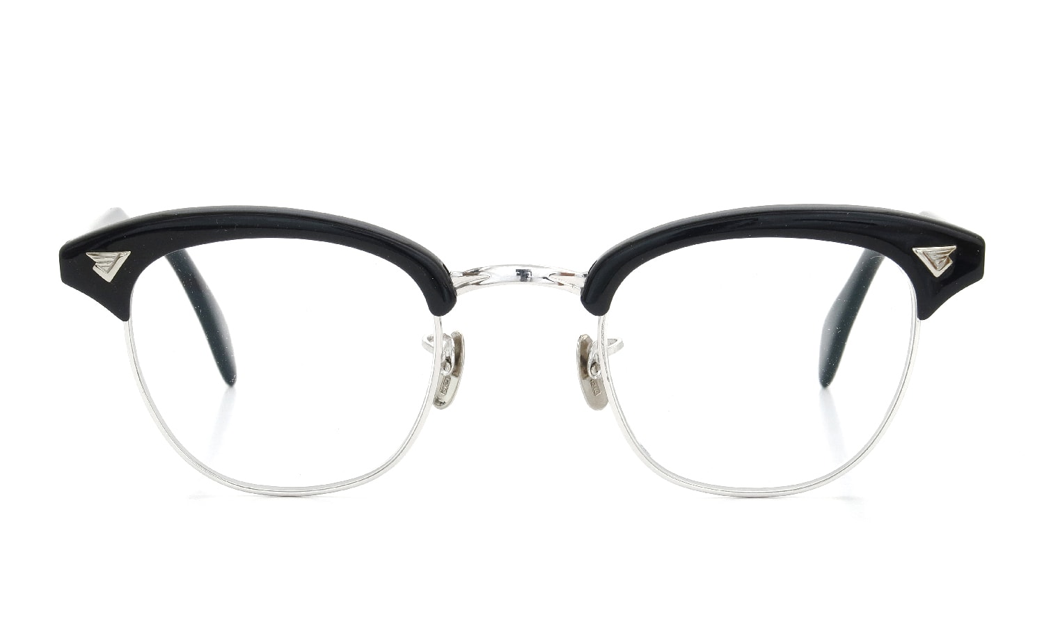 American Optical vintage メガネ通販 1950s〜1960s INFLUENTIAL BK-WG 1/10 12KGF 46-24 #227841