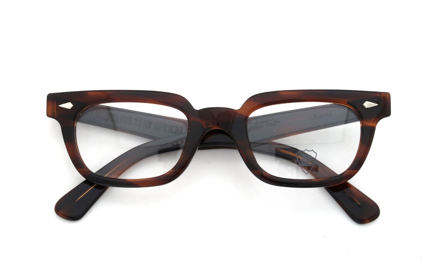 JULIUS TART OPTICAL メガネ通販 T-man PL-029M DEMI-AMBER