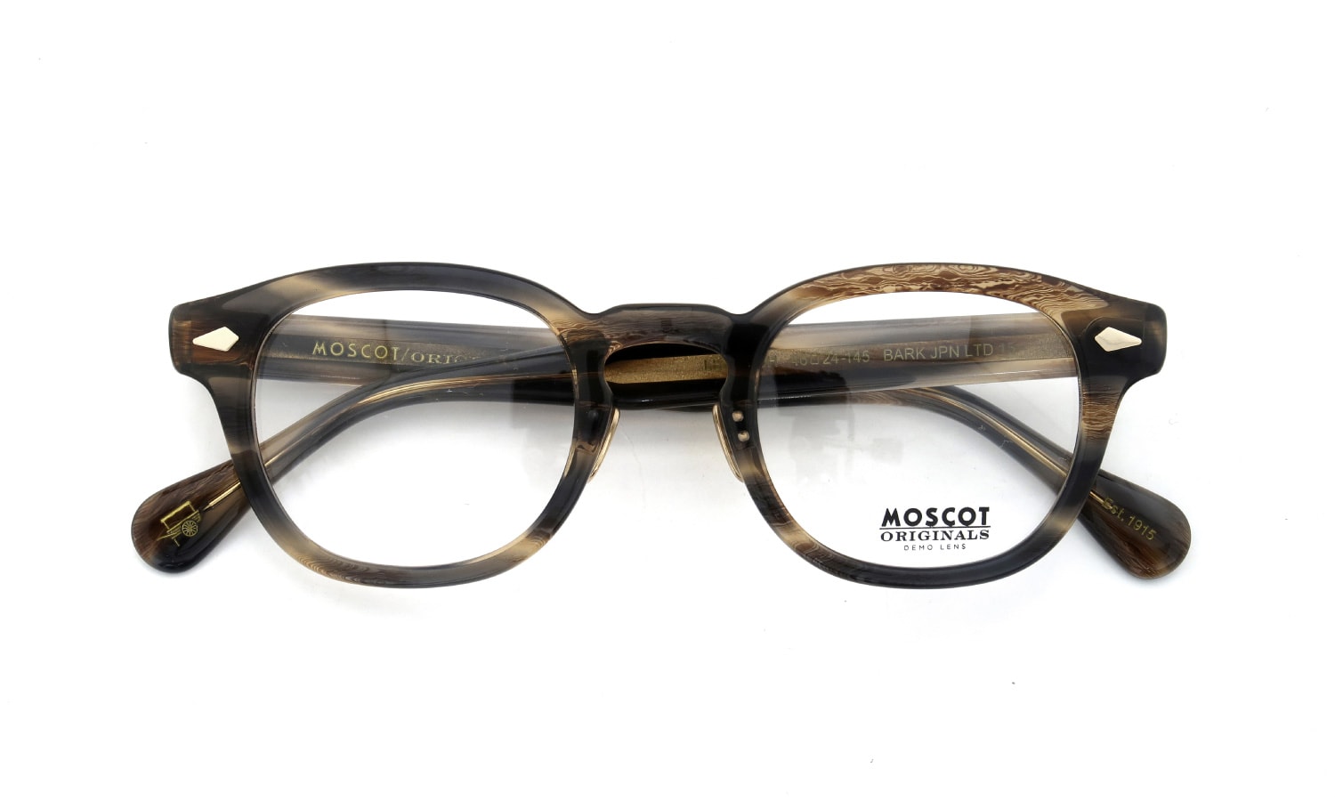 MOSCOT 限定生産メガネ通販 LEMTOSH 46size JPN LTD 15 BARK