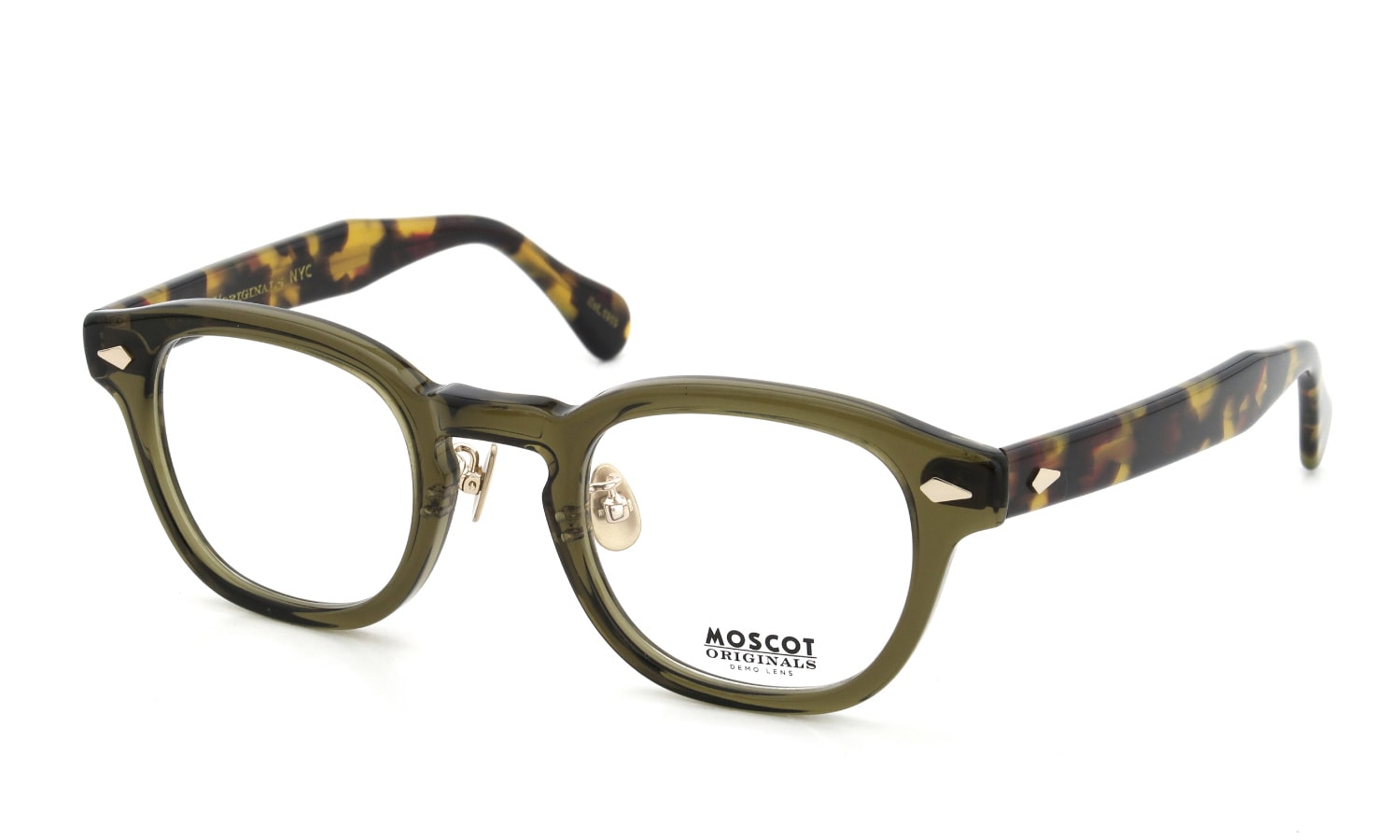 MOSCOT 限定生産メガネ通販 LEMTOSH 46size JPN LTD 15 OLIVE/TORTOISE