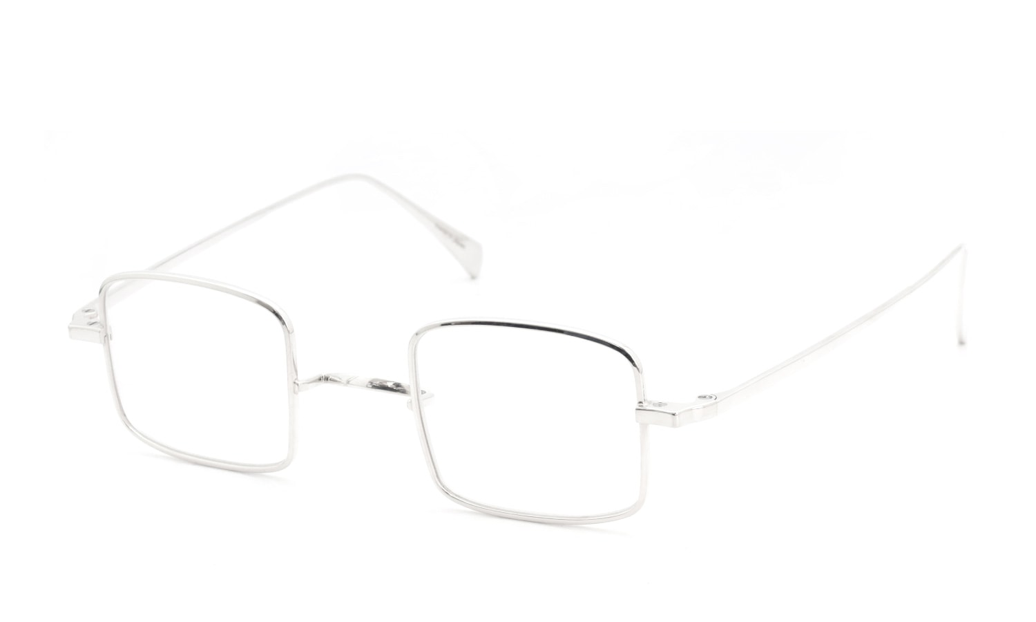 PonMegane Silver925 メガネ通販 Square-01 Silver