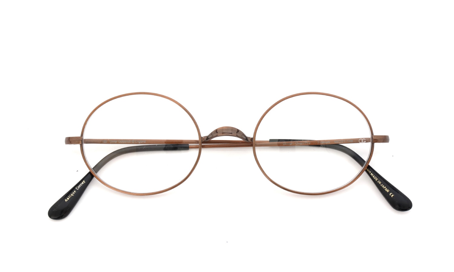オリバーゴールドスミス メガネ通販 Oliver Oval/Pro Antique Copper 48