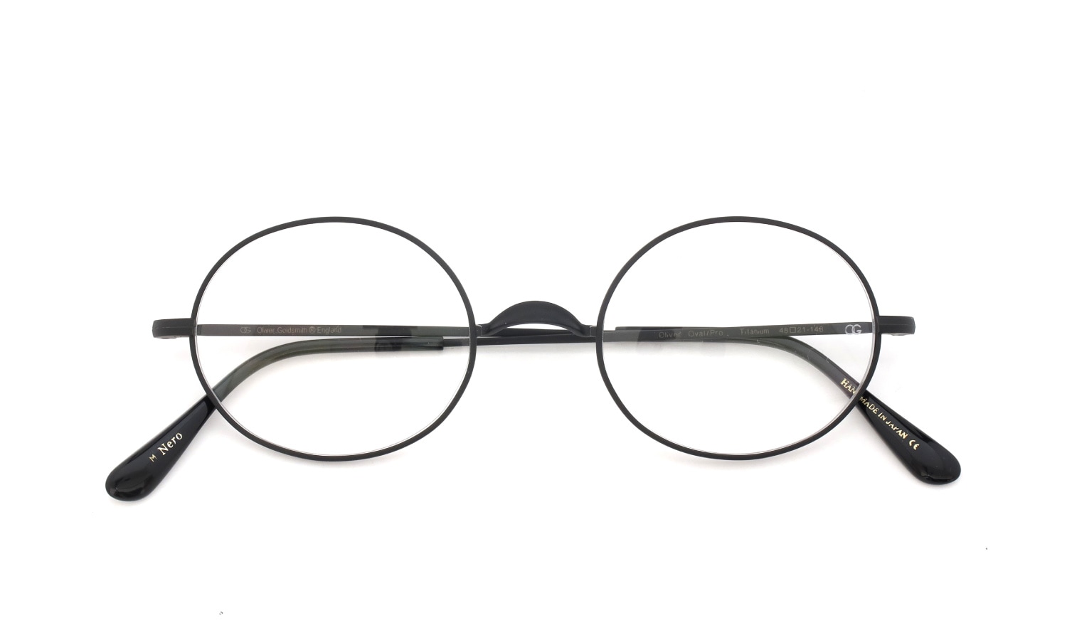 オリバーゴールドスミス メガネ通販 Oliver Oval/Pro 48 M Nero
