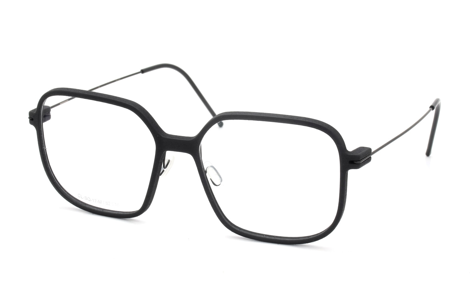 Annu メガネ通販 Square 17 M BLK-Float/Black