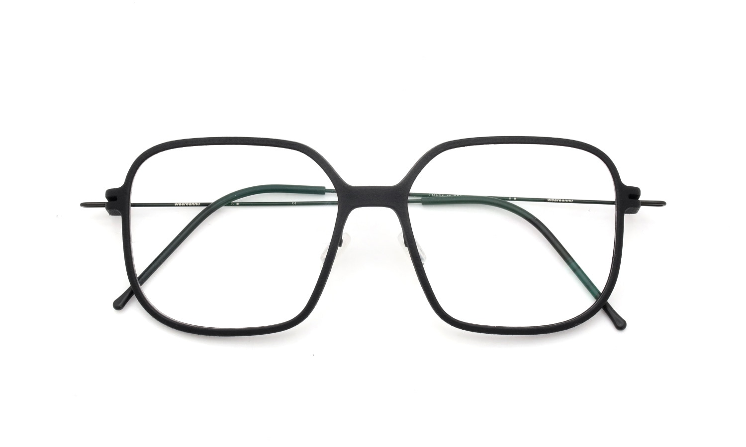 Annu メガネ通販 Square 17 M BLK-Float/Black