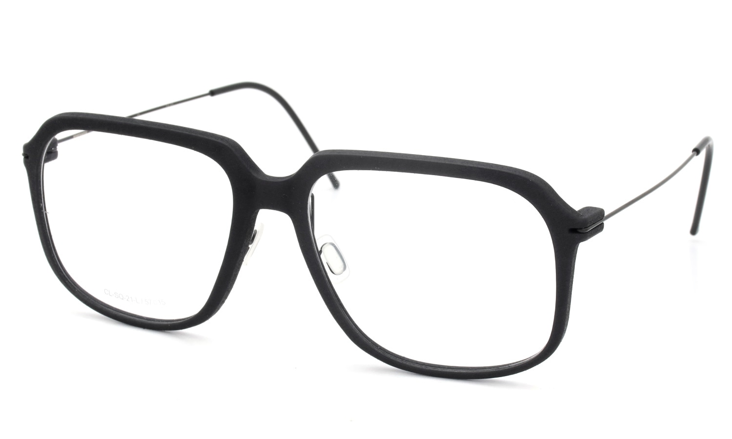 Annu メガネ通販 Square 21 L BLK-Float/Black