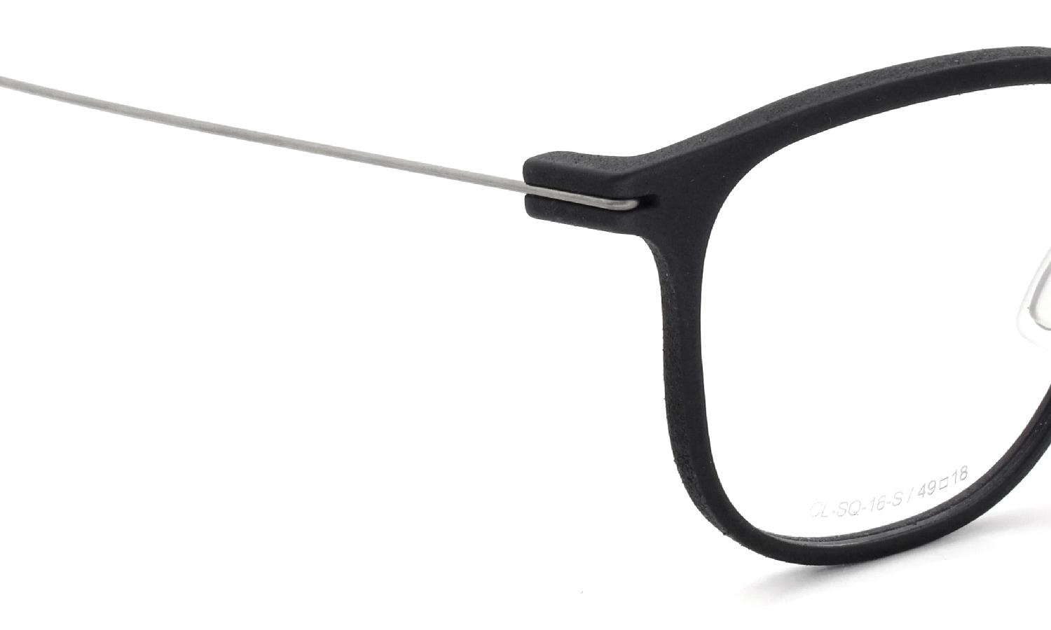 Annu メガネ通販 Square 16 S BLK-Float/Raw
