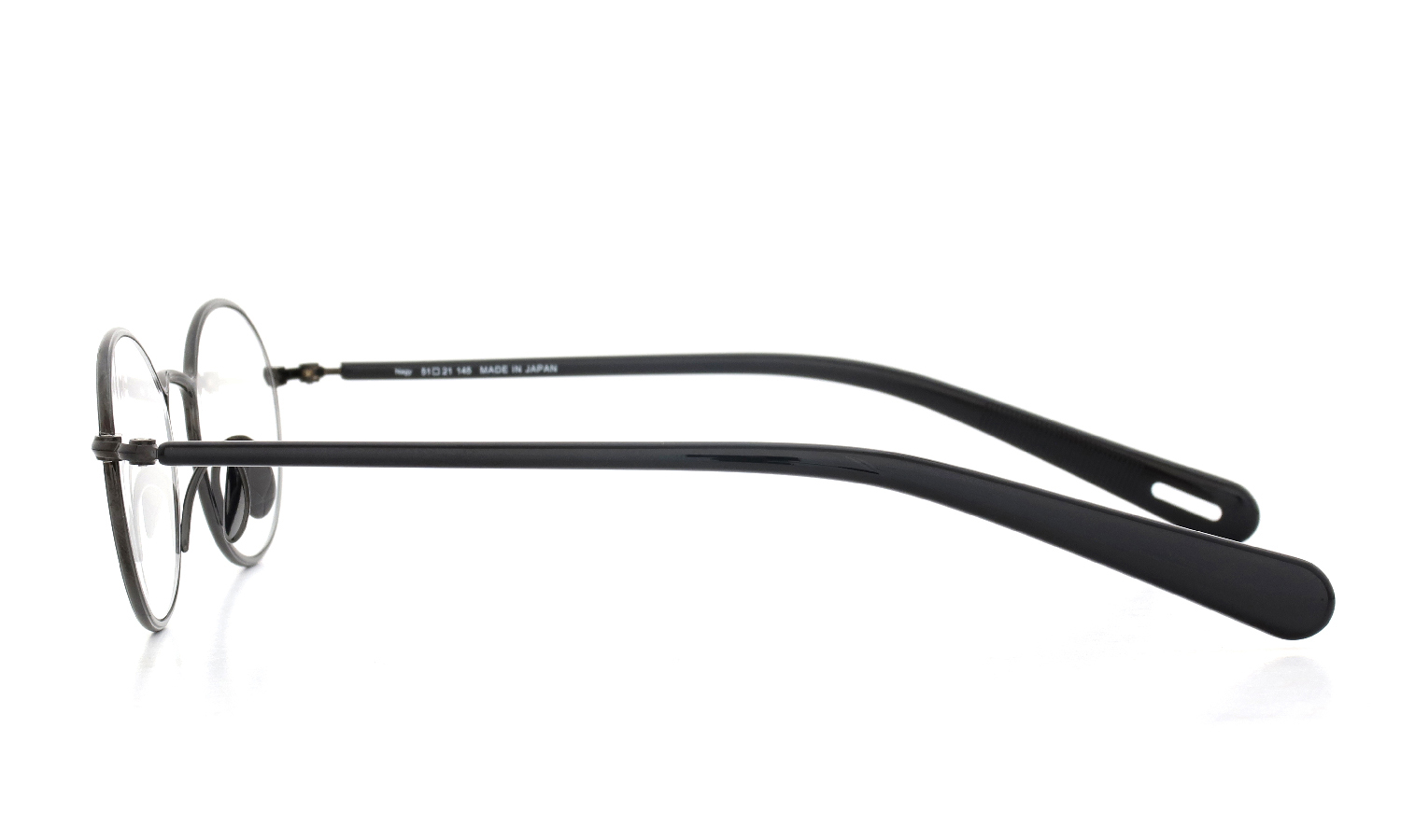 YUICHI TOYAMA. メガネ通販 Nagy U-176 COL4 Hairline Black / Black 