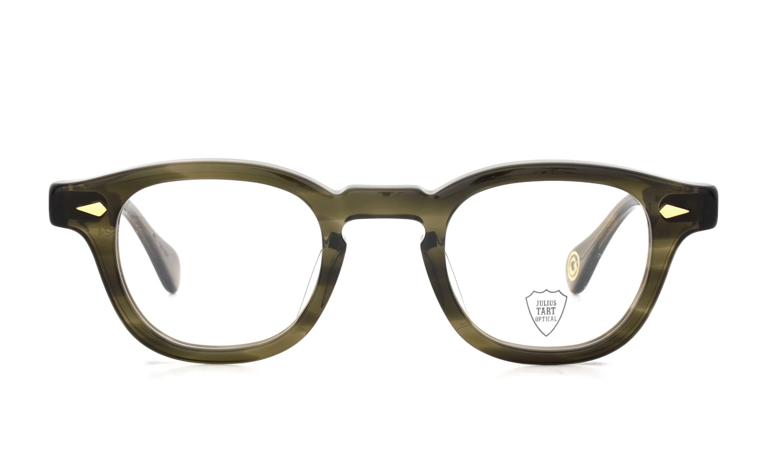 JULIUS TART OPTICAL 通販 AR Gold Series 通販 AR-44-24 PL-101SP OLIVE GREEN SASA