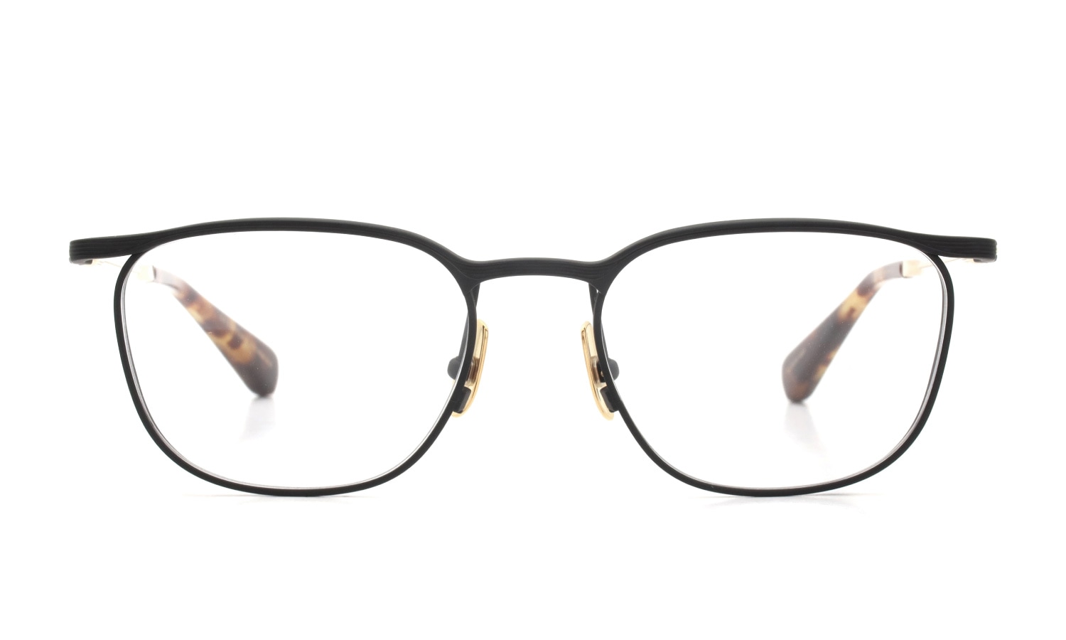 Lunetterie Generale メガネ通販 ELDRADO col.MATTE BLACK / 18K GOLD
