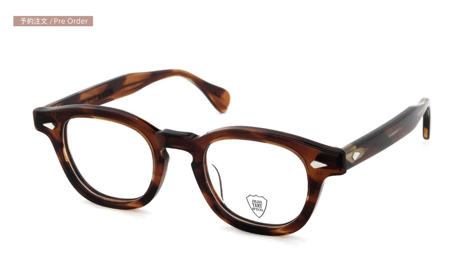 JULIUS TART OPTICAL 通販 AR-44-22 DEMI-AMBER