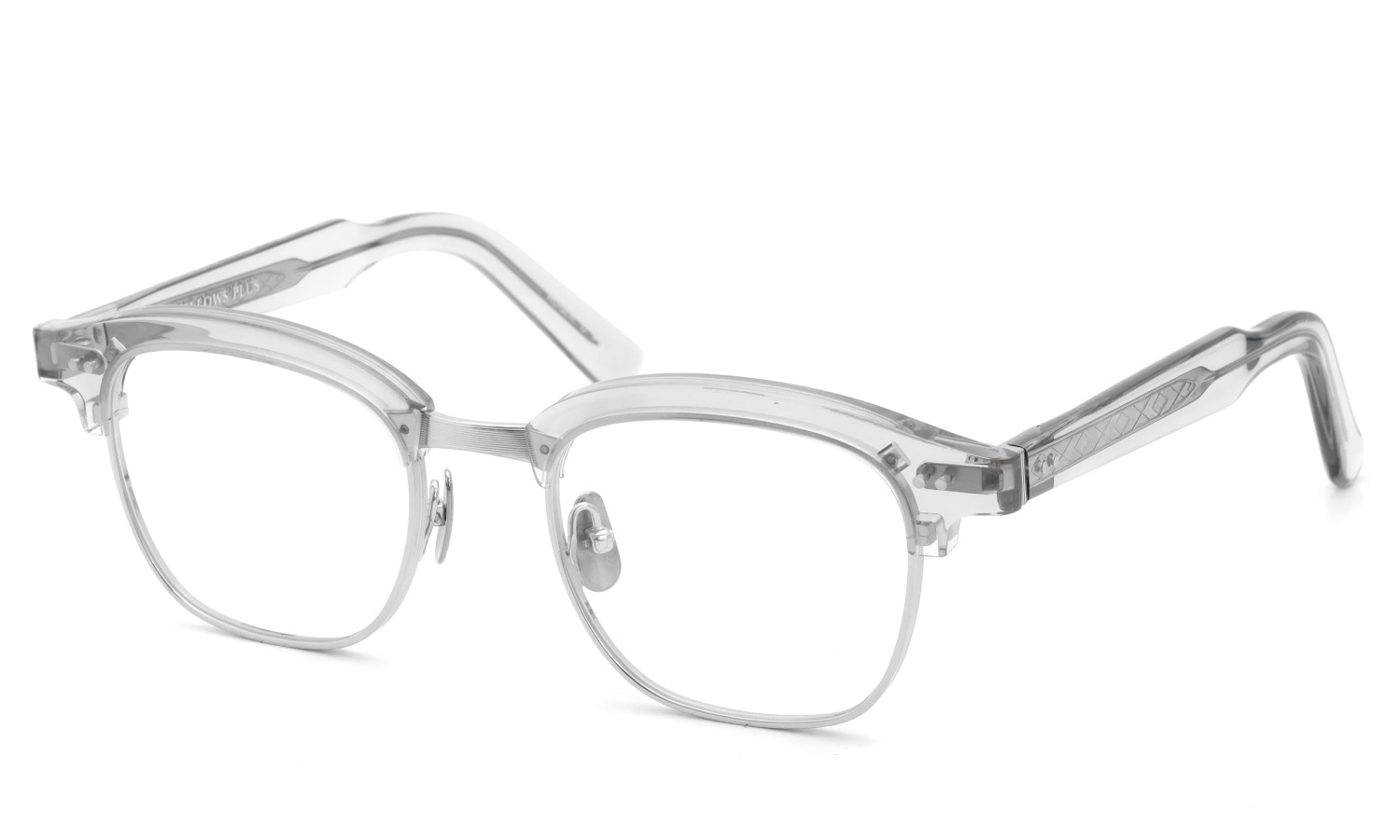 YELLOWS PLUS メガネ通販 ROGER C490 phantom gray/silver