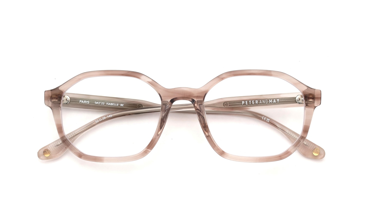PETER AND MAY ピーターアンドメイ メガネ通販 ISABELLE col.BEIGE