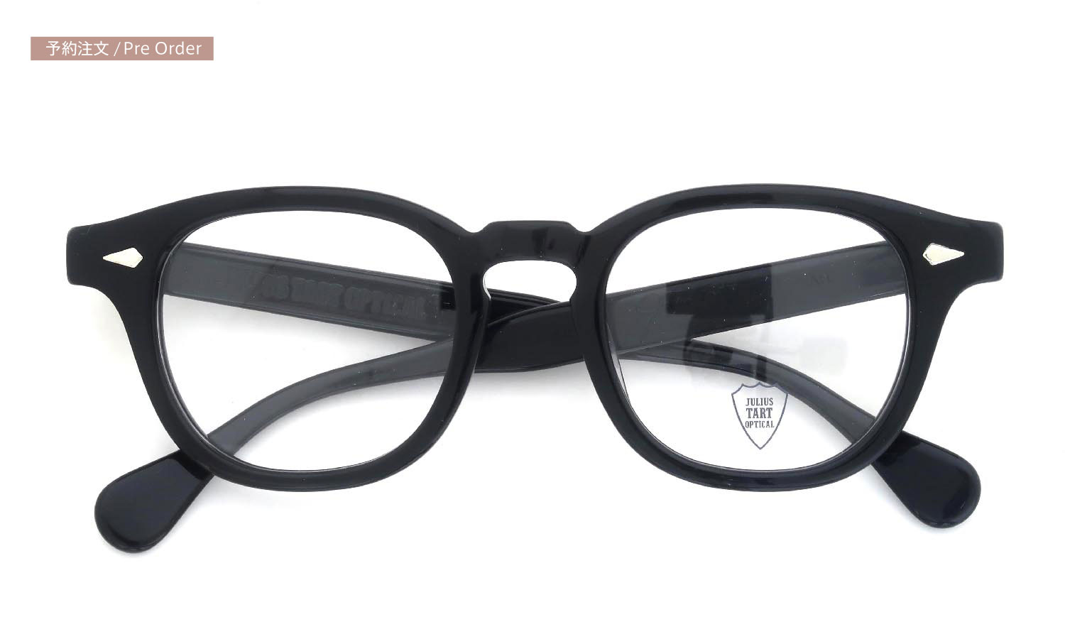 JULIUS TART OPTICAL 通販 AR-48-22 PL-003A BLACK
