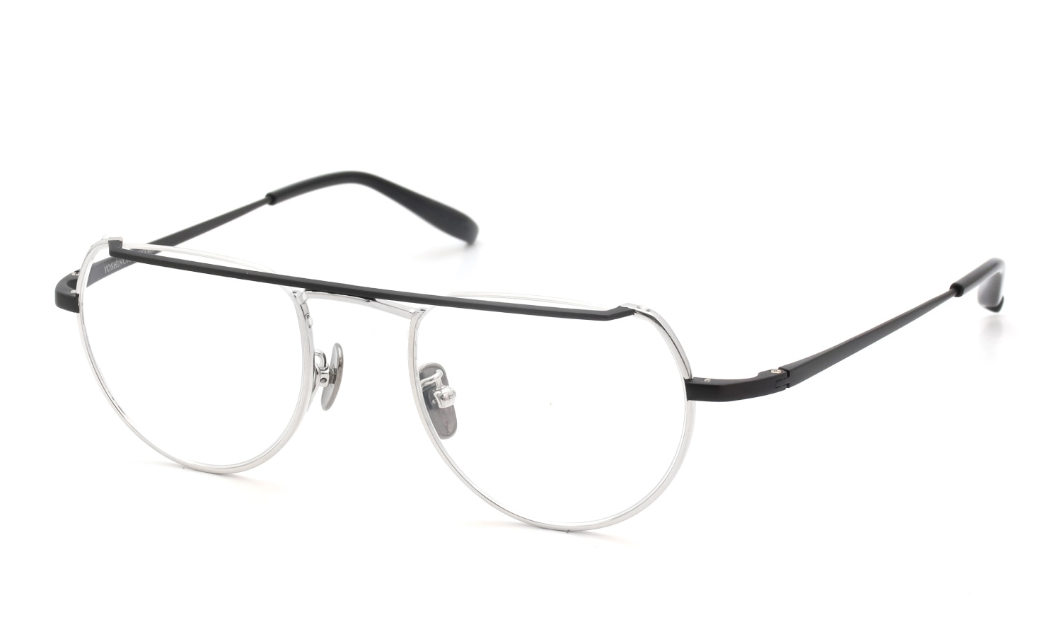YOSHINORI AOYAMA ヨシノリアオヤマ メガネ通販 YA-041 col.02 black matte / silver
