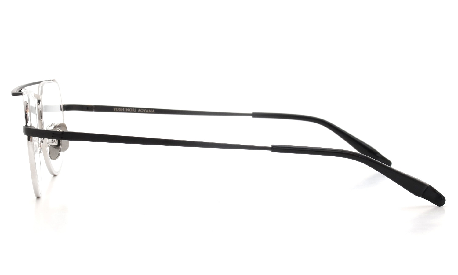YOSHINORI AOYAMA ヨシノリアオヤマ メガネ通販 YA-041 col.02 black matte / silver
