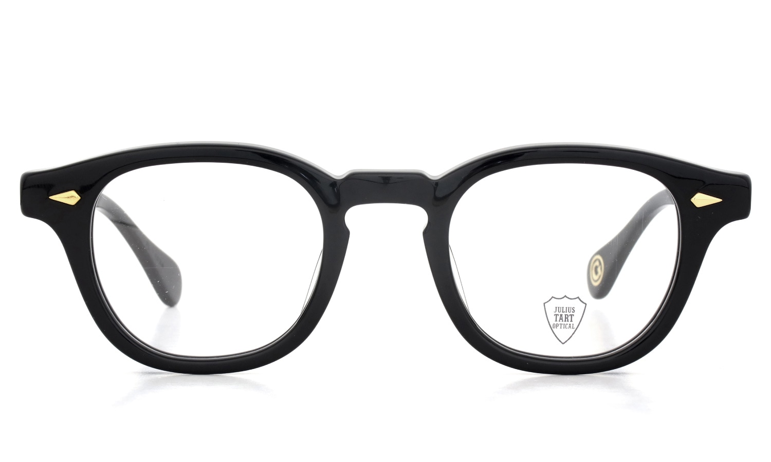 JULIUS TART OPTICAL メガネ通販 AR Gold Series メガネ通販 AR-48-24 PL-103A BLACK