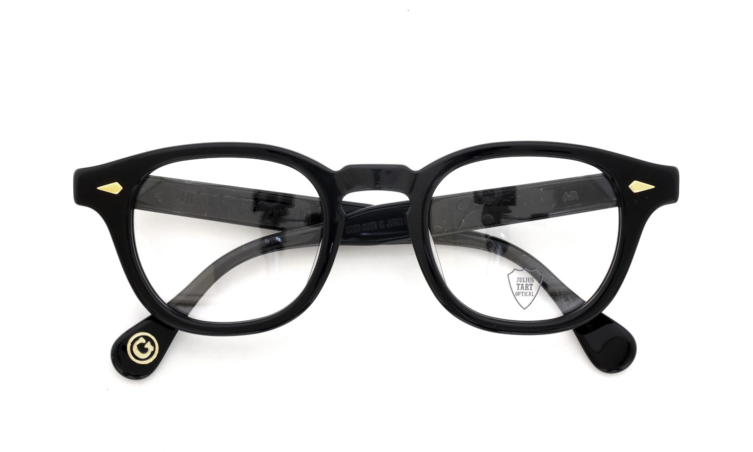 JULIUS TART OPTICAL メガネ通販 AR Gold Series メガネ通販 AR-48-24 PL-103A BLACK