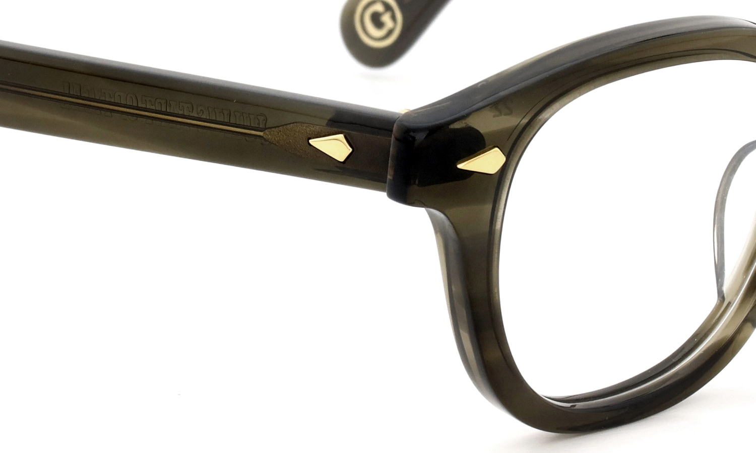 JULIUS TART OPTICAL メガネ通販 AR Gold Series メガネ通販 AR-48-22 OLIVE GREEN SASA