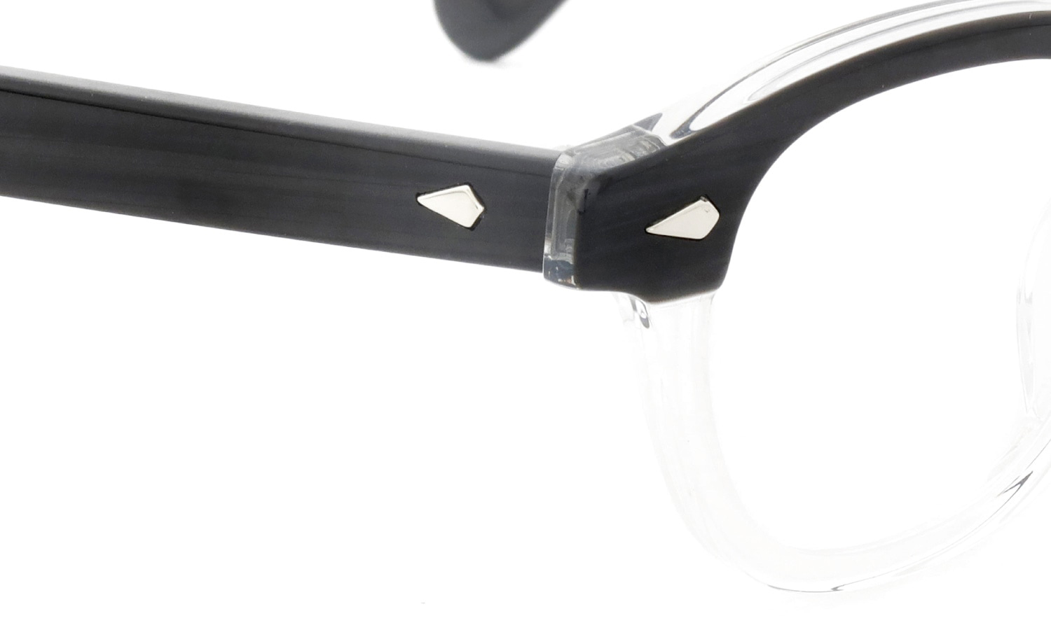 JULIUS TART OPTICAL メガネ通販 AR-46-24 BLACK WOOD CLEAR