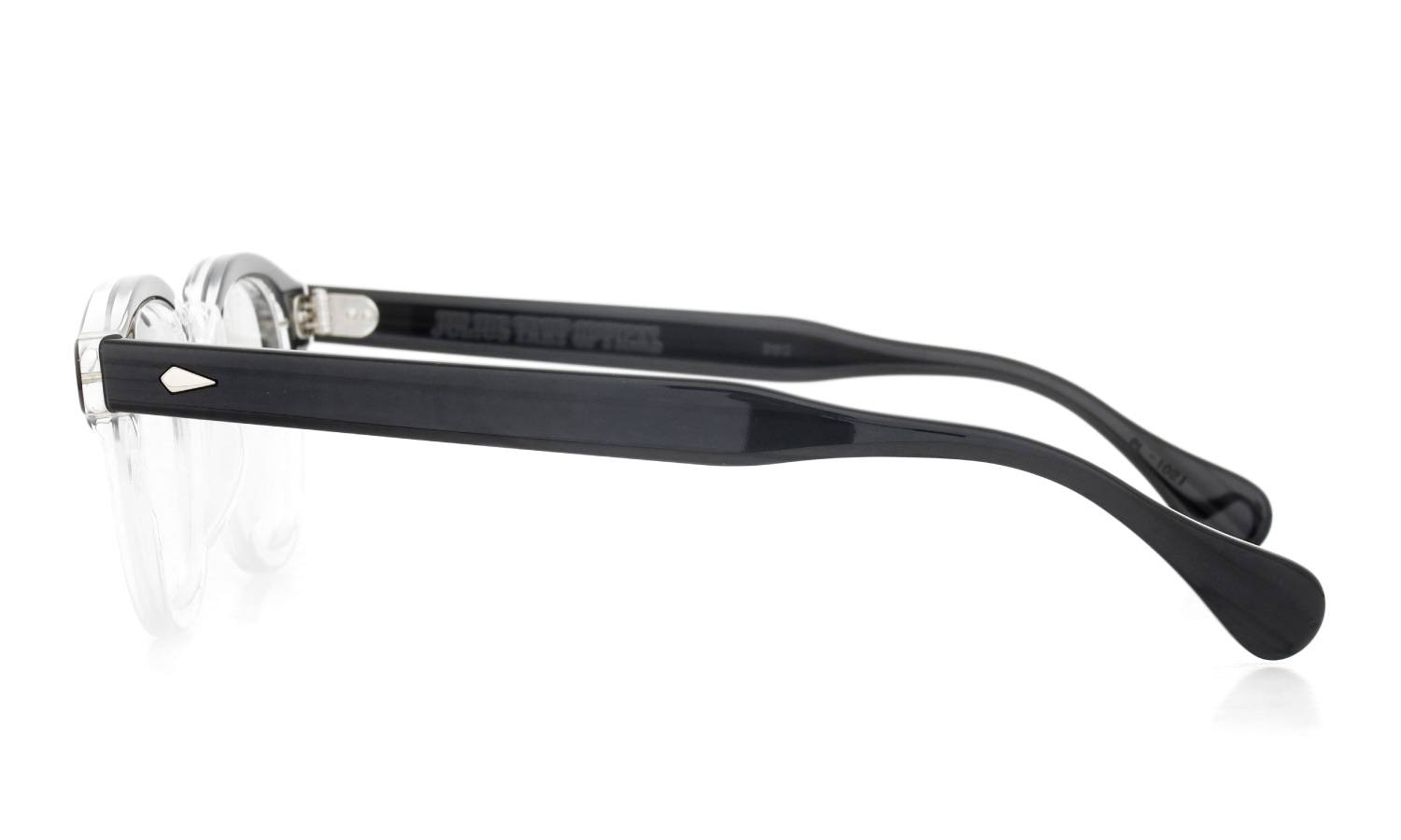 JULIUS TART OPTICAL メガネ通販 AR-46-24 BLACK WOOD CLEAR