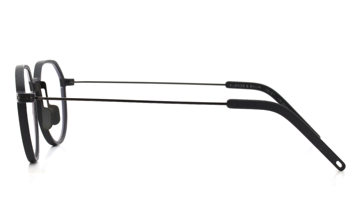 KLENZE&BAUM 3Dプリントメガネ通販 [ASKET] NELSON col.001 COAL/BLACK