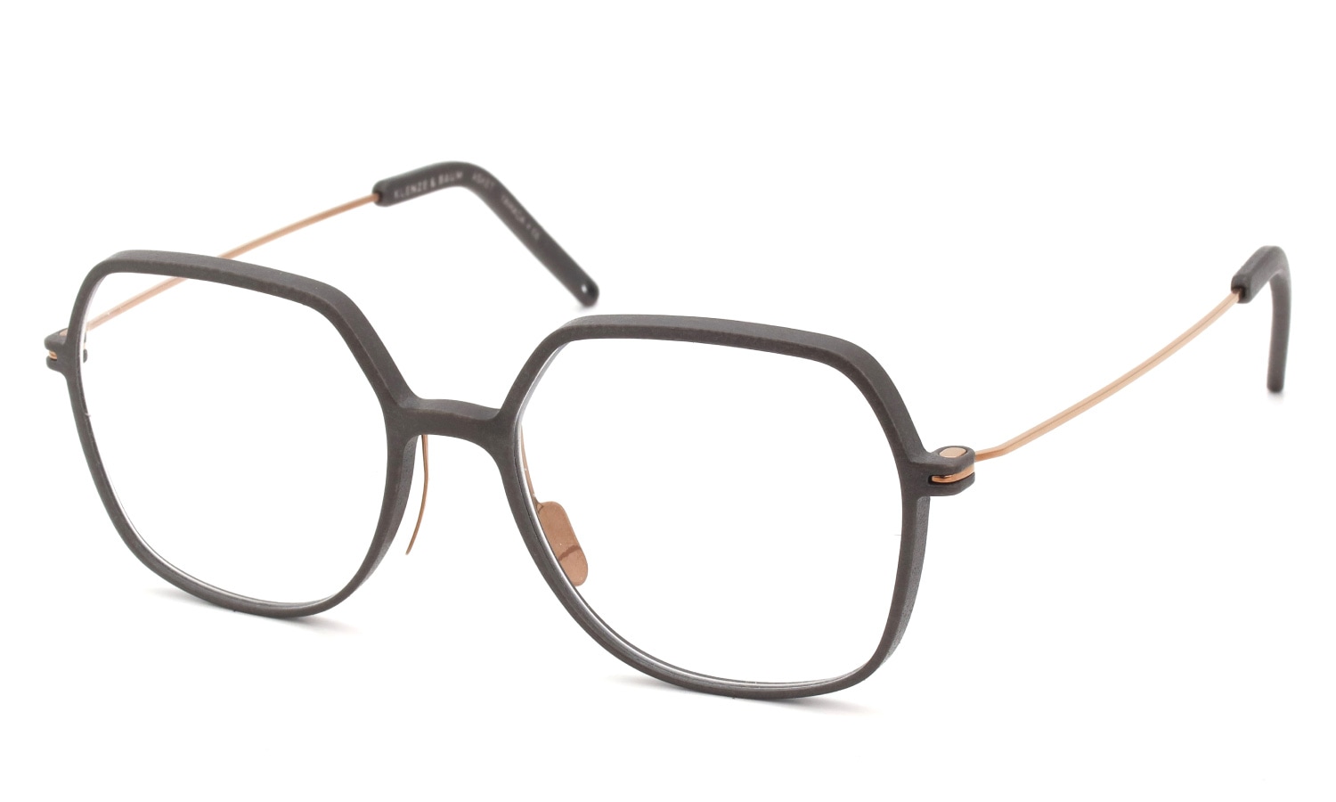 KLENZE&BAUM 3Dプリントメガネ通販 [ASKET] YAMADA-NP col.009 ASH/ROSE GOLD