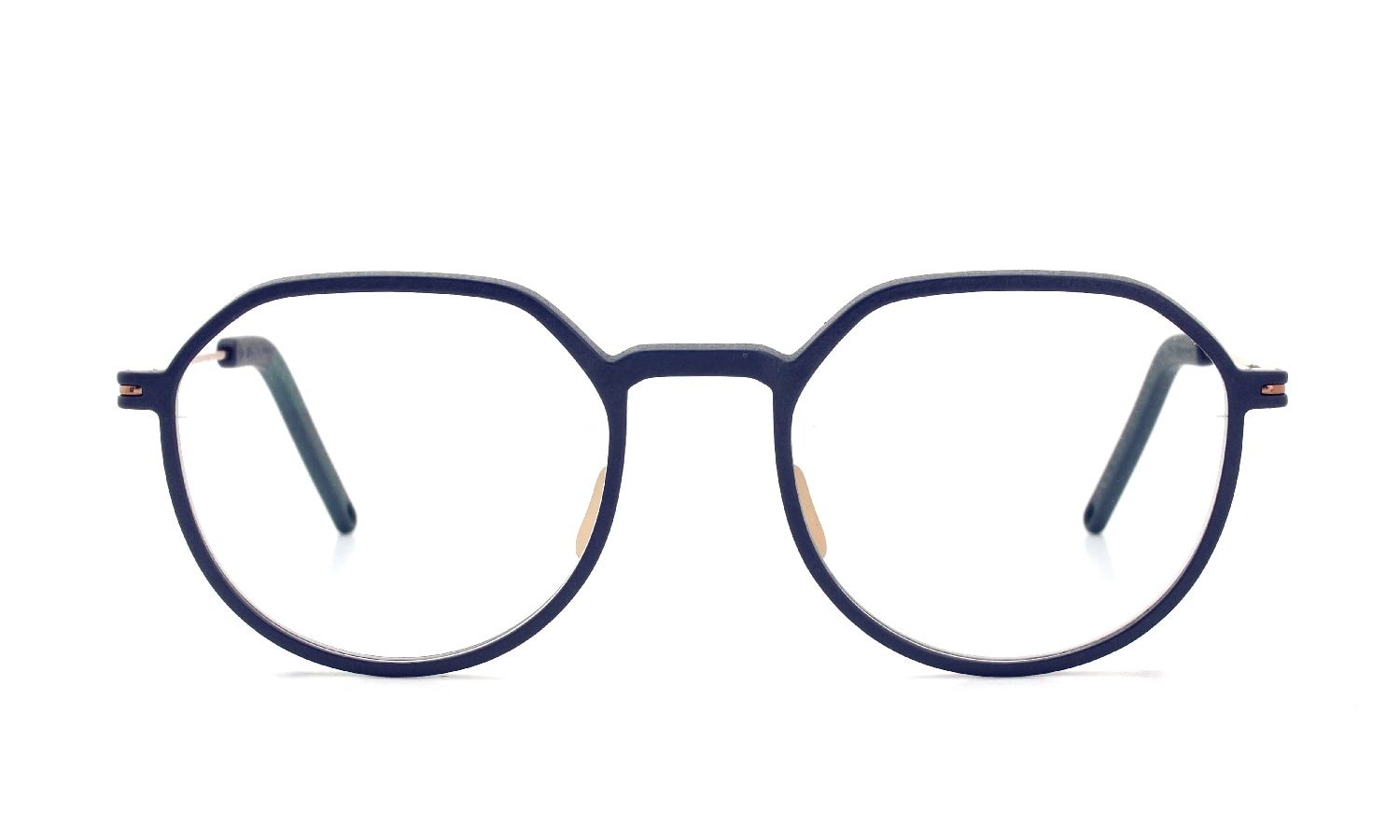 KLENZE&BAUM 3Dプリントメガネ通販 [ASKET] NELSON col.003 NIGHTSHADE/ROSE GOLD 