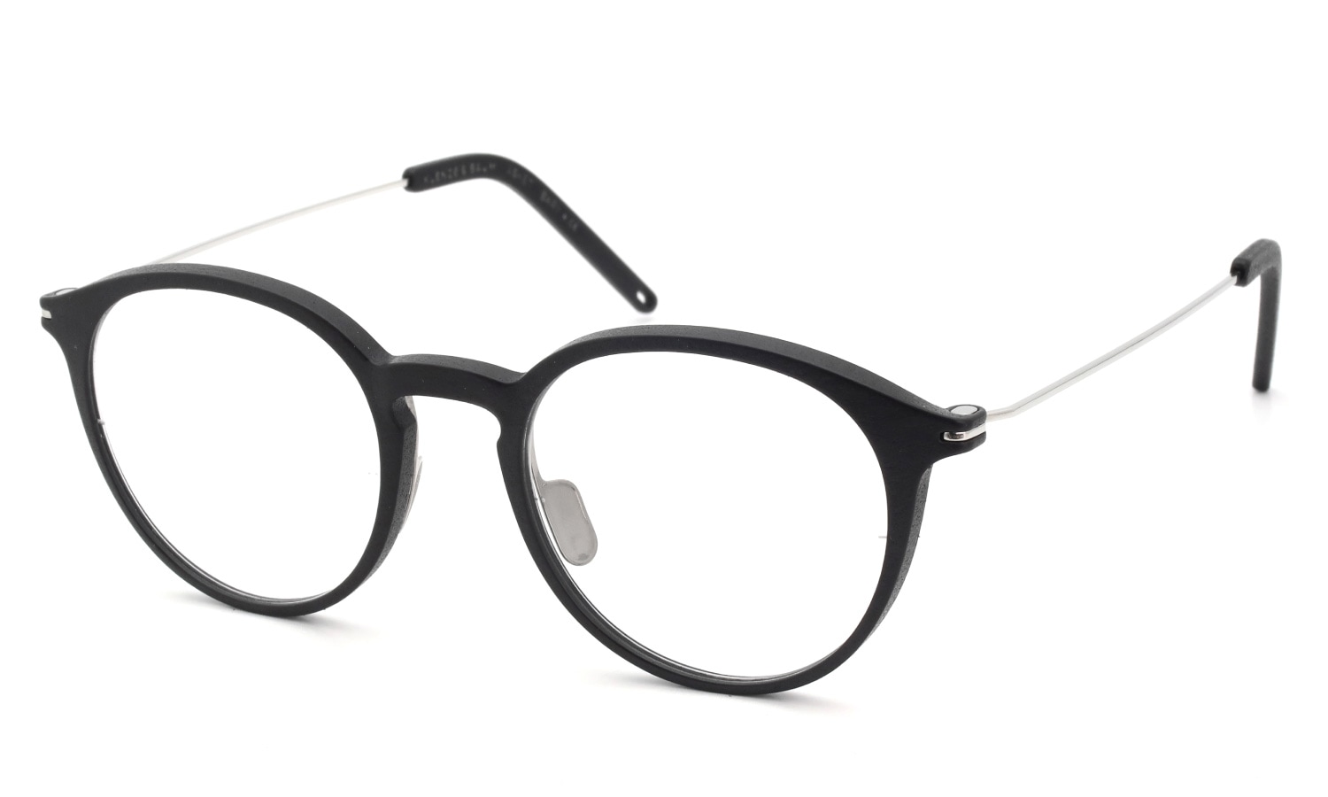 KLENZE&BAUM 3Dプリントメガネ通販 [ASKET] BARY col.001 COAL/SILVER
