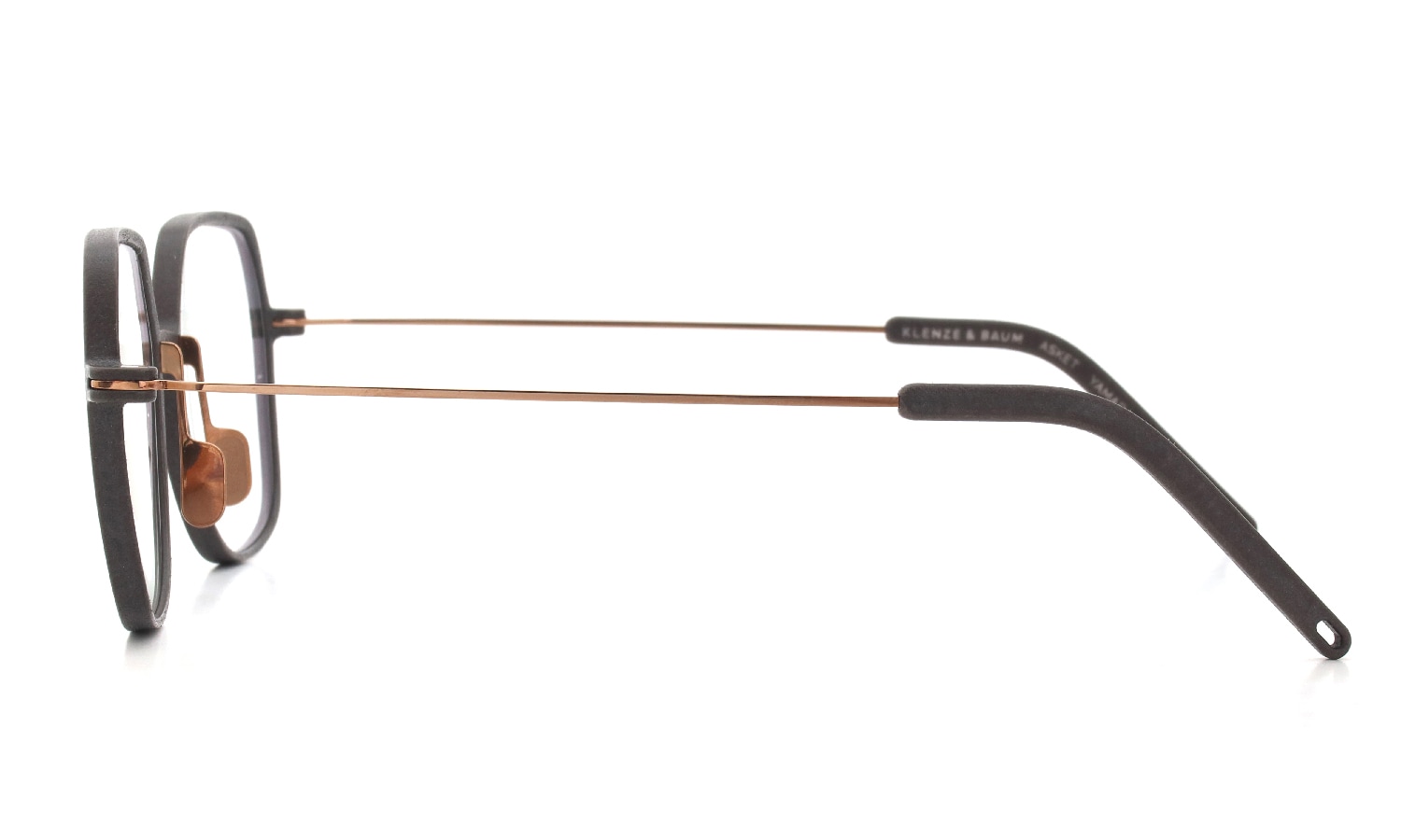 KLENZE&BAUM 3Dプリントメガネ通販 [ASKET] YAMADA-NP col.009 ASH/ROSE GOLD