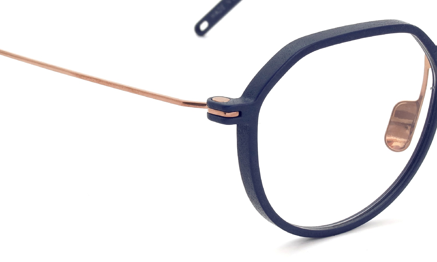 KLENZE&BAUM 3Dプリントメガネ通販 [ASKET] NELSON col.003 NIGHTSHADE/ROSE GOLD 