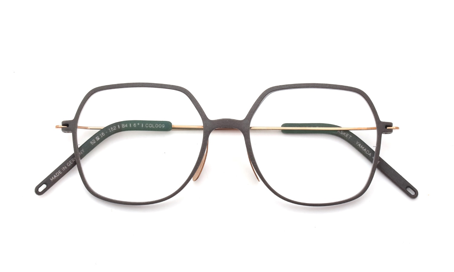 KLENZE&BAUM 3Dプリントメガネ通販 [ASKET] YAMADA-NP col.009 ASH/ROSE GOLD
