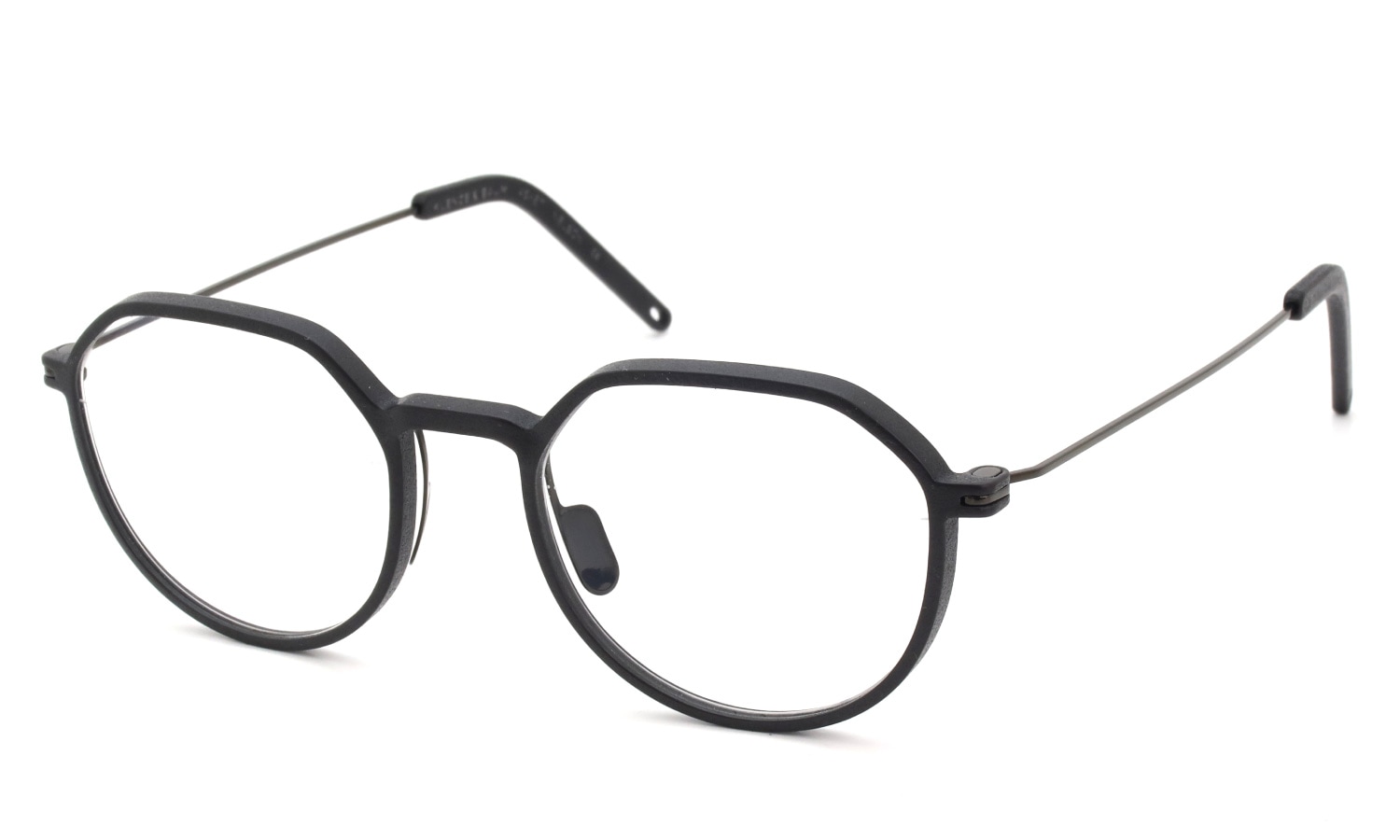 KLENZE&BAUM 3Dプリントメガネ通販 [ASKET] NELSON col.001 COAL/BLACK