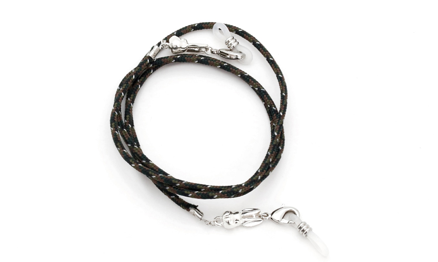 THE LEASH CORD グラスコード通販 Atwood Rope/Urawa-Rabbit Camo/Silver925