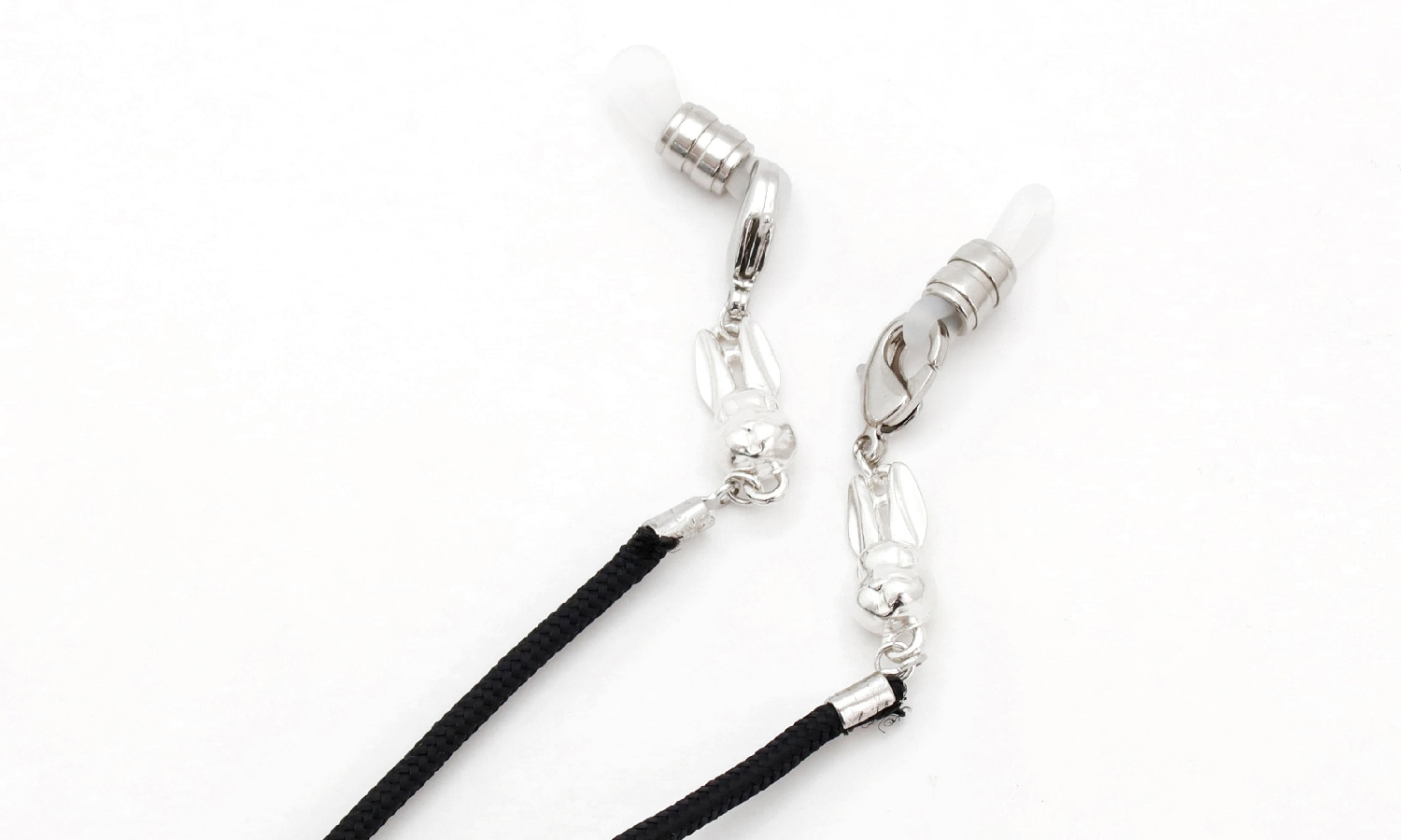 THE LEASH CORD グラスコード通販 Atwood Rope/Urawa-Rabbit Black/Silver925